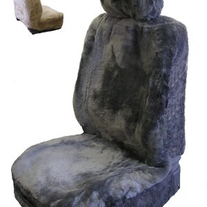 Snowy Fleece Sheepskin Car Seat Covers