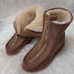 Sheepskin Zip Front Boot - Medical